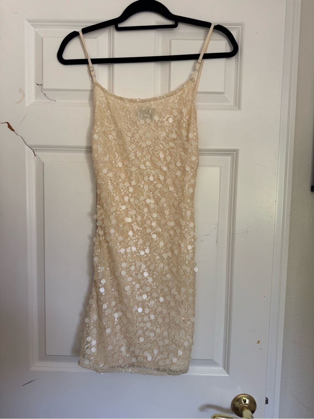 Peppermayo Cream Lace Mini Slip Dress - Picture 3 of 6